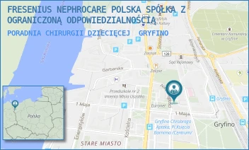 PORADNIA CHIRURGII DZIECIĘCEJ - FRESENIUS NEPHROCARE POLSKA SPÓŁKA Z OGRANICZONĄ ODPOWIEDZIALNOŚCIĄ - NIEPODLEGŁOŚCI 28,  GRYFINO