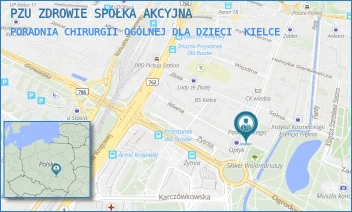 PORADNIA CHIRURGII OGÓLNEJ DLA DZIECI - PZU ZDROWIE SPÓŁKA AKCYJNA - IGNACEGO PADEREWSKIEGO 4B,  KIELCE