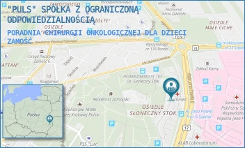 PORADNIA CHIRURGII ONKOLOGICZNEJ DLA DZIECI - "PULS" SPÓŁKA Z OGRANICZONĄ ODPOWIEDZIALNOŚCIĄ - JANA PAWŁA II 19,  ZAMOŚĆ