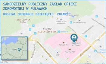 ODDZIAŁ CHIRURGII DZIECIĘCEJ - SAMODZIELNY PUBLICZNY ZAKŁAD OPIEKI ZDROWOTNEJ W PUŁAWACH - BEMA 1,  PUŁAWY