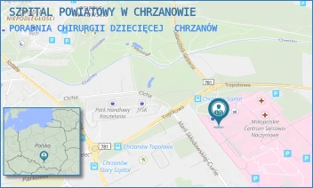 PORADNIA CHIRURGII DZIECIĘCEJ - SZPITAL POWIATOWY W CHRZANOWIE - UL. TOPOLOWA 16,  CHRZANÓW