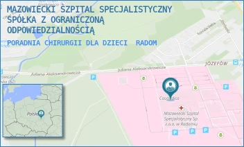 PORADNIA CHIRURGII DLA DZIECI - MAZOWIECKI SZPITAL SPECJALISTYCZNY SPÓŁKA Z OGRANICZONĄ ODPOWIEDZIALNOŚCIĄ - J. ALEKSANDROWICZA 5,  RADOM