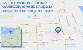 ODDZIAŁ CHIRURGII DZIECIĘCEJ - SZPITALE POMORSKIE SPÓŁKA Z OGRANICZONĄ ODPOWIEDZIALNOŚCIĄ - UL. WÓJTA RADTKEGO 1,  GDYNIA