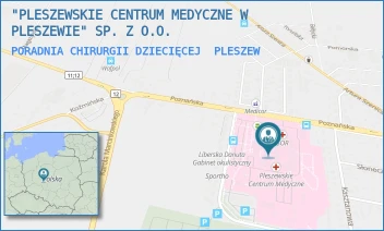 PORADNIA CHIRURGII DZIECIĘCEJ - "PLESZEWSKIE CENTRUM MEDYCZNE W PLESZEWIE" SP. Z O.O. - POZNAŃSKA 125A,  PLESZEW