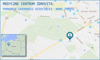 PORADNIA CHIRURGII DZIECIĘCEJ - MEDYCZNE CENTRUM ZDROVITA - ZBĄSZYŃSKA 9,  NOWY TOMYŚL