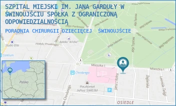 PORADNIA CHIRURGII DZIECIĘCEJ - SZPITAL MIEJSKI IM. JANA GARDUŁY W ŚWINOUJŚCIU SPÓŁKA Z OGRANICZONĄ ODPOWIEDZIALNOŚCIĄ - MIESZKA I 7, ŚWINOUJŚCIE